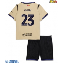 Barcelona Jules Kounde #23 Replica Away Minikit 2025-26 Short Sleeve (+ pants)